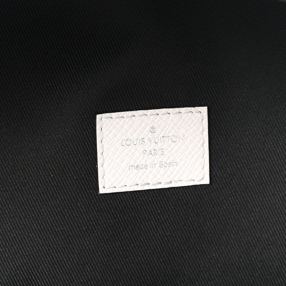 Louis Vuitton Taiga Monogram Discovery Backpack PM White