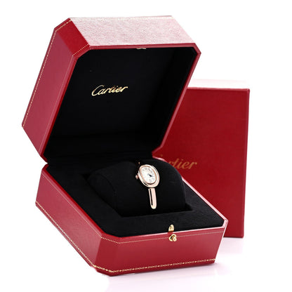 Cartier 18K Pink Gold 19mm Baignoire Quartz Watch