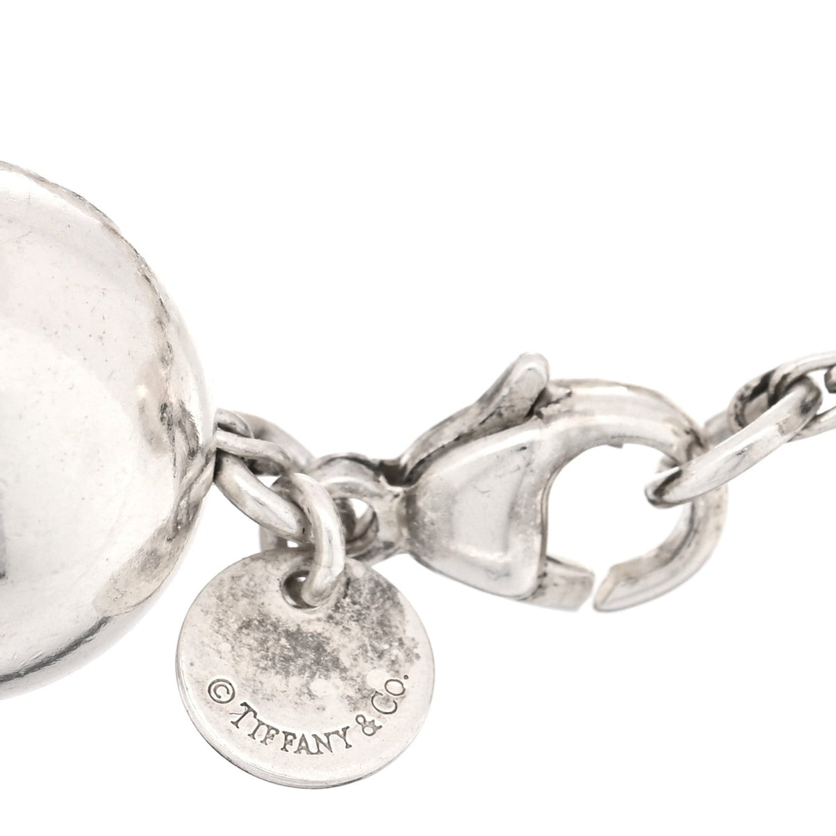 Tiffany Sterling Silver 14mm HardWear Ball Bracelet