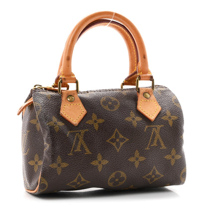 Louis Vuitton Monogram Canvas Mini Sac HL Speedy Brown 1983560