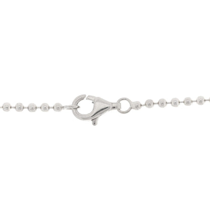 Tiffany Sterling Silver Square Cross Pendant Necklace