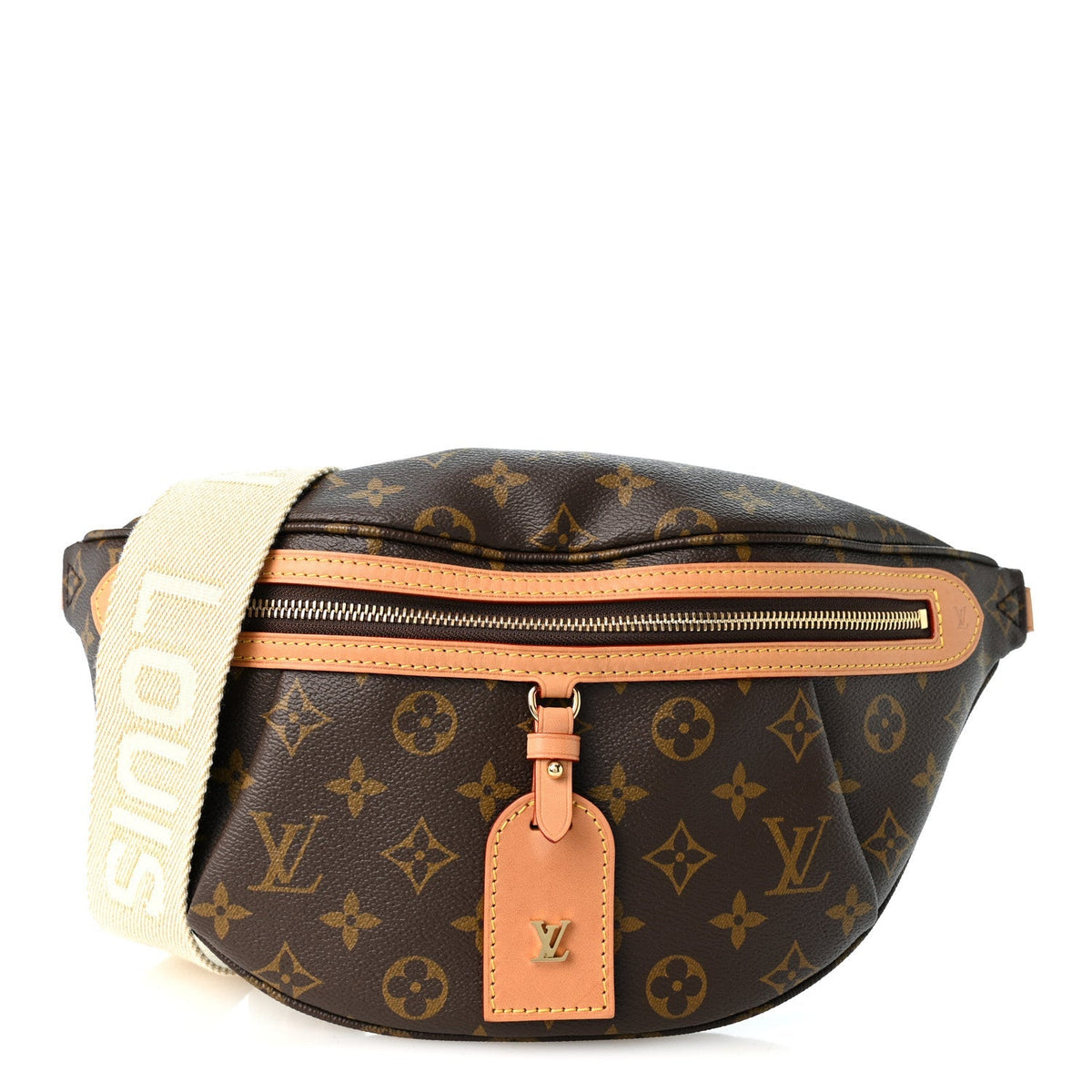 Louis Vuitton Monogram High Rise Bumbag Brown