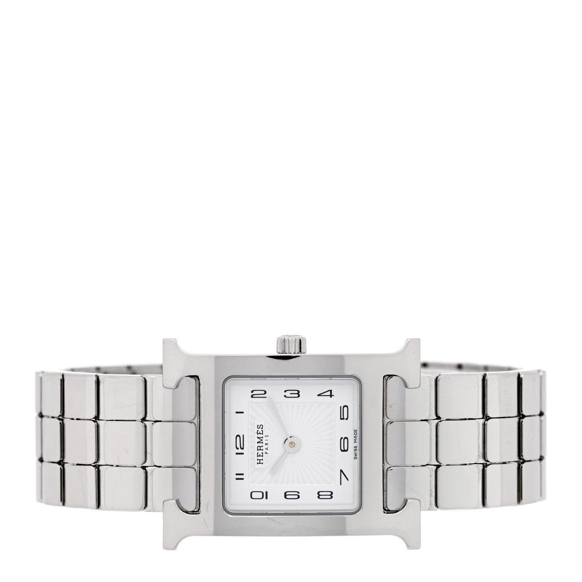Hermes Stainless Steel 21mm Heure H Watch
