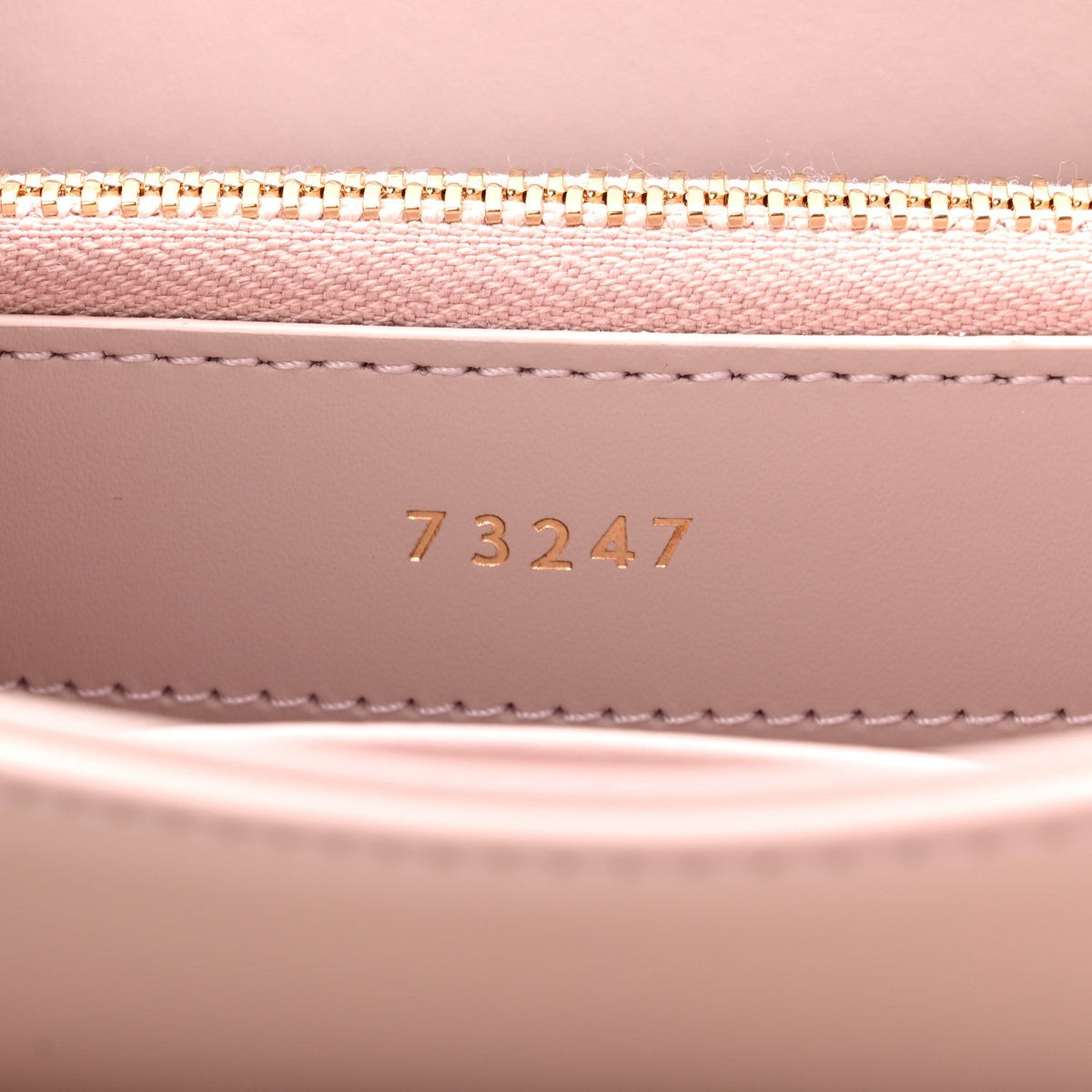 Celine Satinated Calfskin Mini 16 Top Handle Bag Bleached Pink