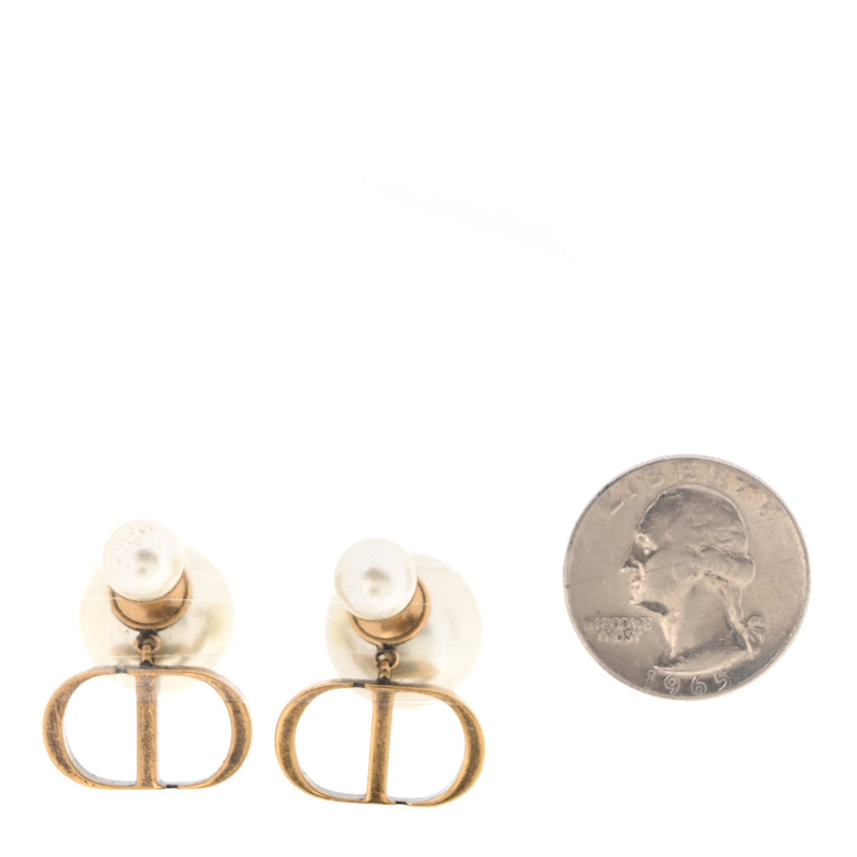 Christian Dior Pearl Mise En Dior CD Tribal Earrings