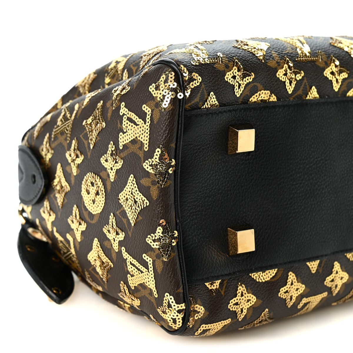 Louis Vuitton Monogram Sequins Eclipse Speedy 28 Gold