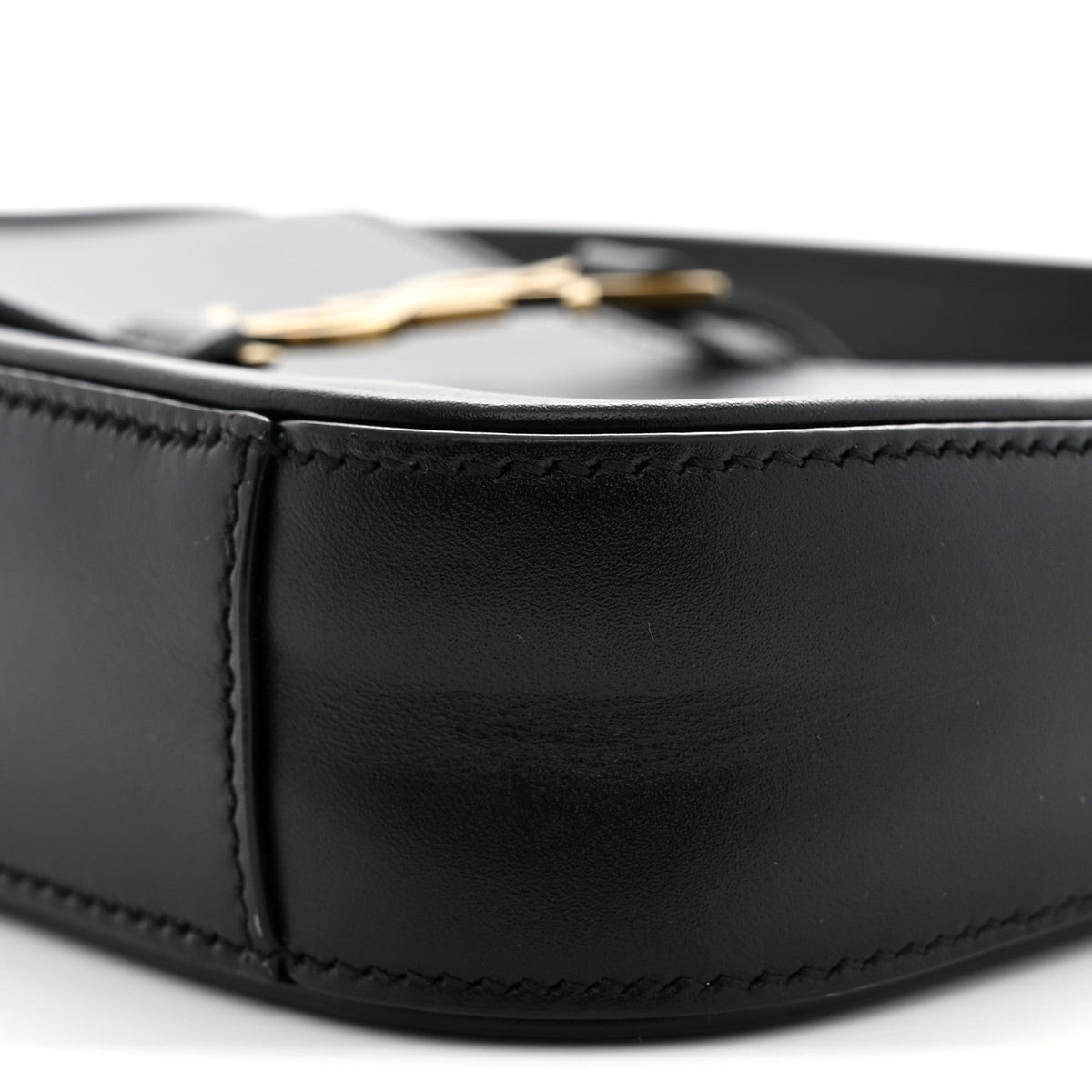 Saint Laurent Smooth Calfskin Le 5 A 7 Mini Hobo Black