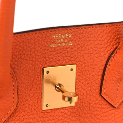 Hermes Togo Birkin 35 Orange