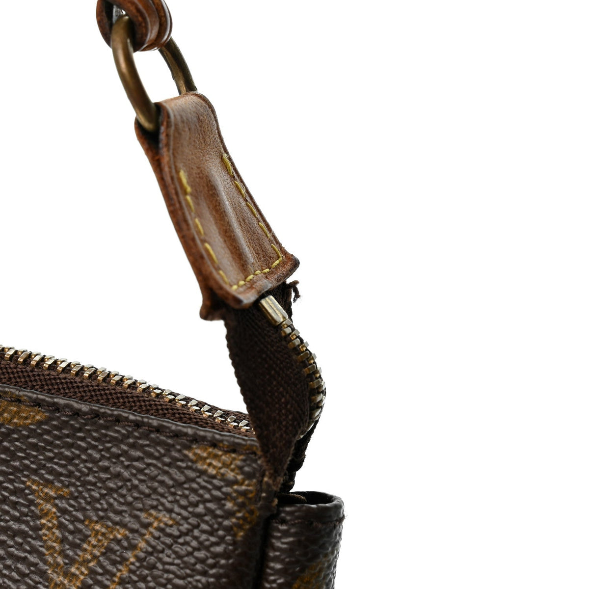 Louis Vuitton Monogram Pochette Accessories Bag Brown