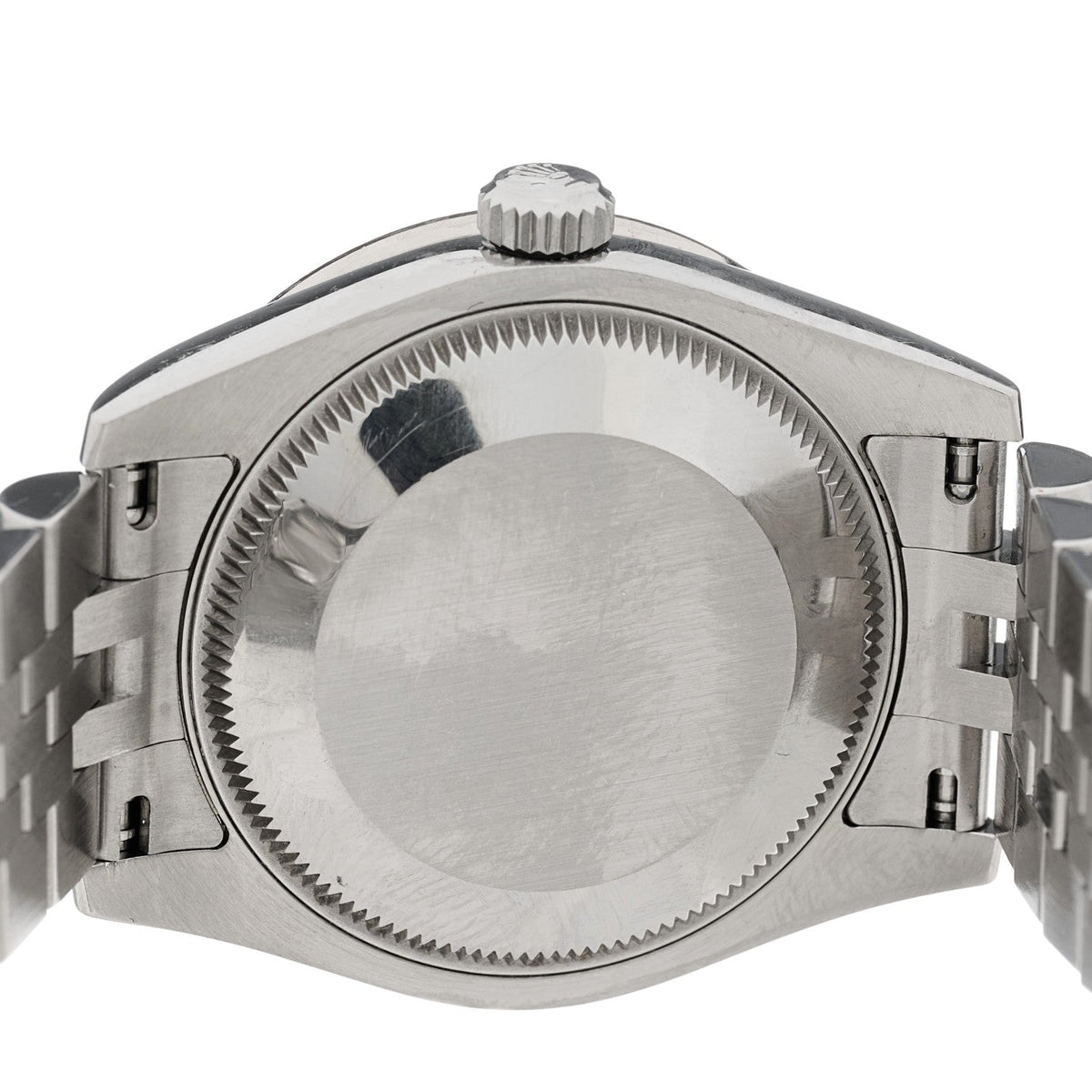 Rolex Stainless Steel 18K White Gold Diamond 31mm Datejust Watch 278384RBR