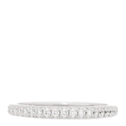 Tiffany Platinum Diamond 0.32ctw Soleste Eternity Band Ring 43 2.75