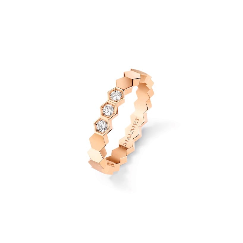 18K Gold Diamond Chaumet Bee My Love Ring