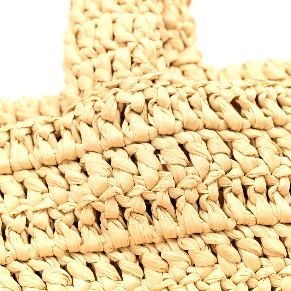 Saint Laurent Raffia Rive Gauche Tote Natural