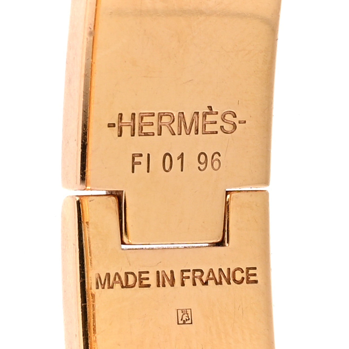 Hermes Enamel Narrow Clic Clac H Bracelet PM Black