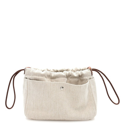 Hermes Canvas Barenia Fourbi 20 PM Naturel Fauve
