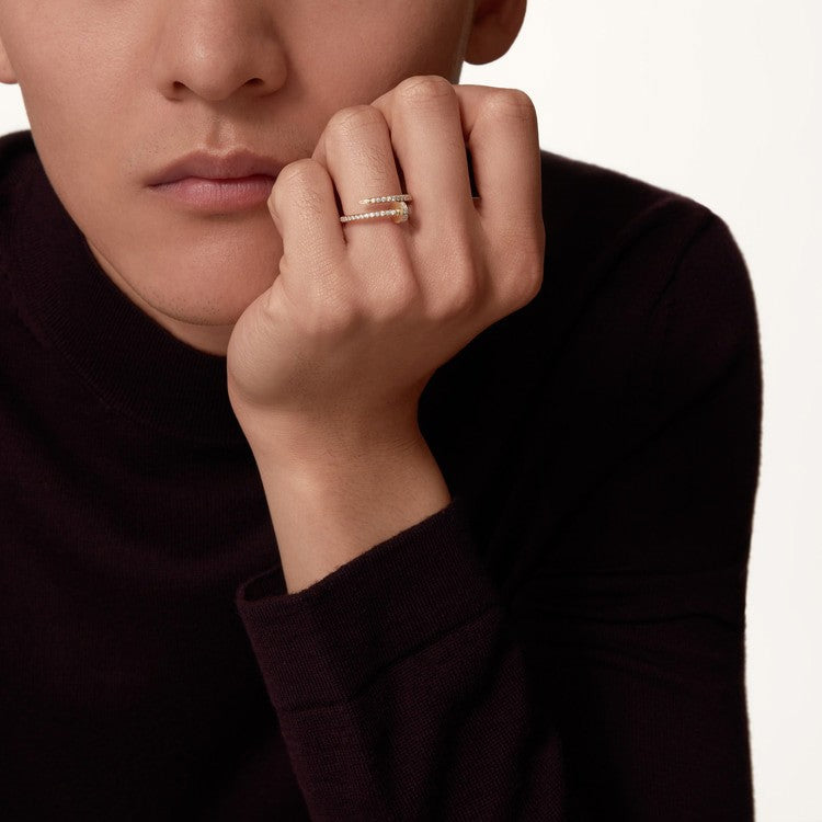 18K Gold Diamond Cartier Juste un Clou Ring