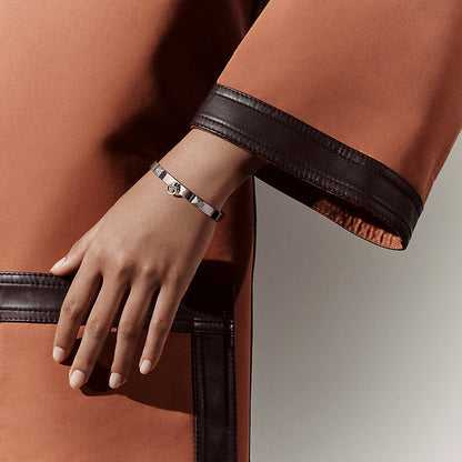 Diamonds Hermes Collier De Chien Bracelet Small Model
