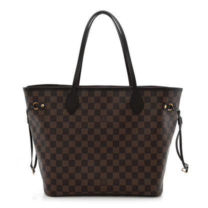 Louis Vuitton Damier Ebene Neo Neverfull MM Rose Ballerine