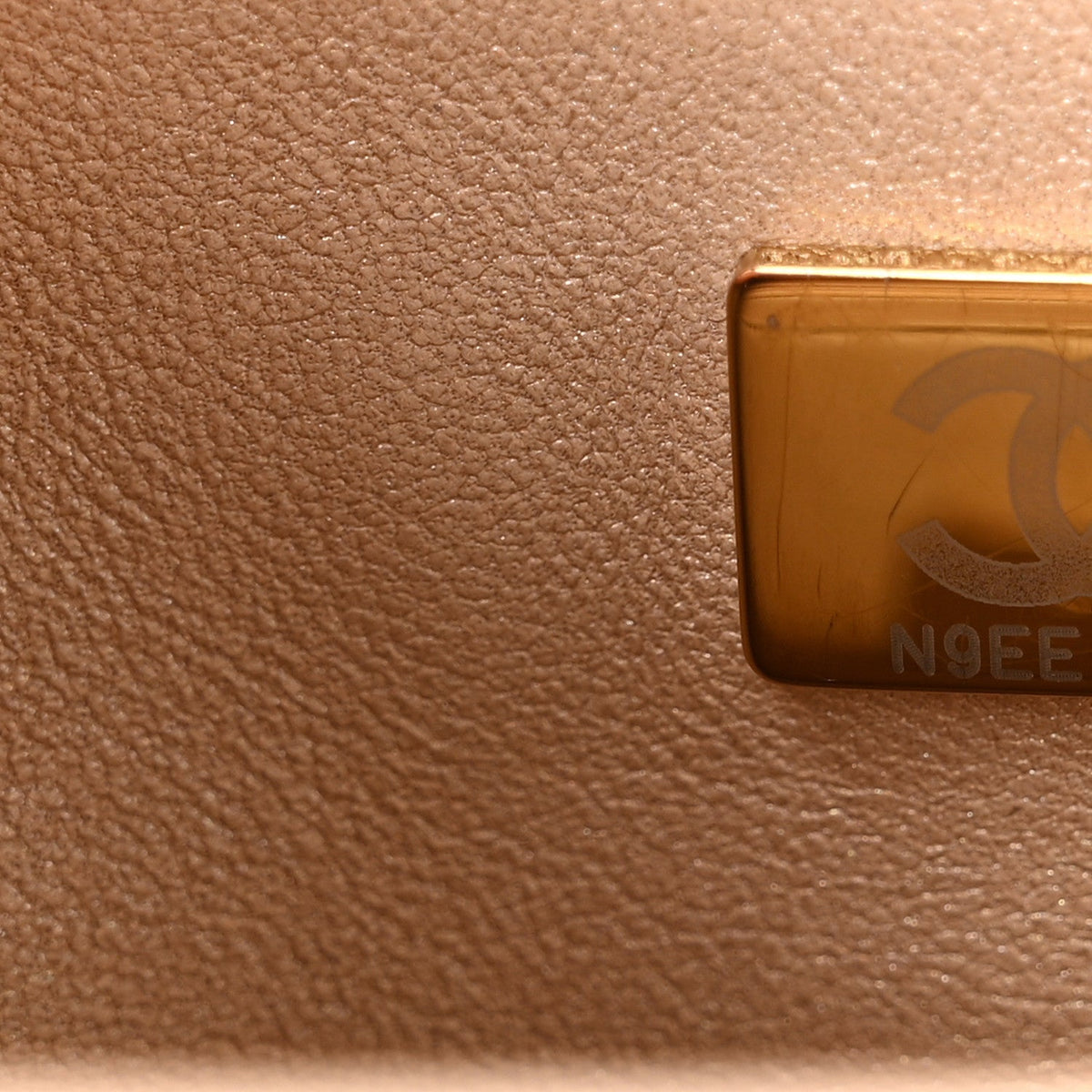 Chanel Mirror Calfskin Medium Hollywood Boulevard Flap Bag Light Gold