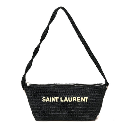 Saint Laurent Raffia Le Crossbody Black 1919393