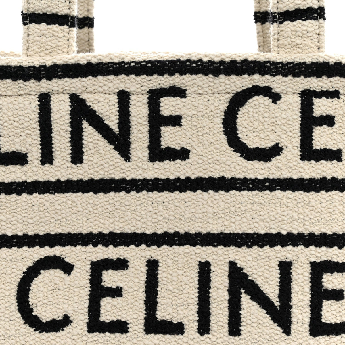 Celine Canvas Large All Over Cabas Thais Beige 1984510