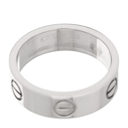 Cartier 18K White Gold 5.5mm LOVE Ring