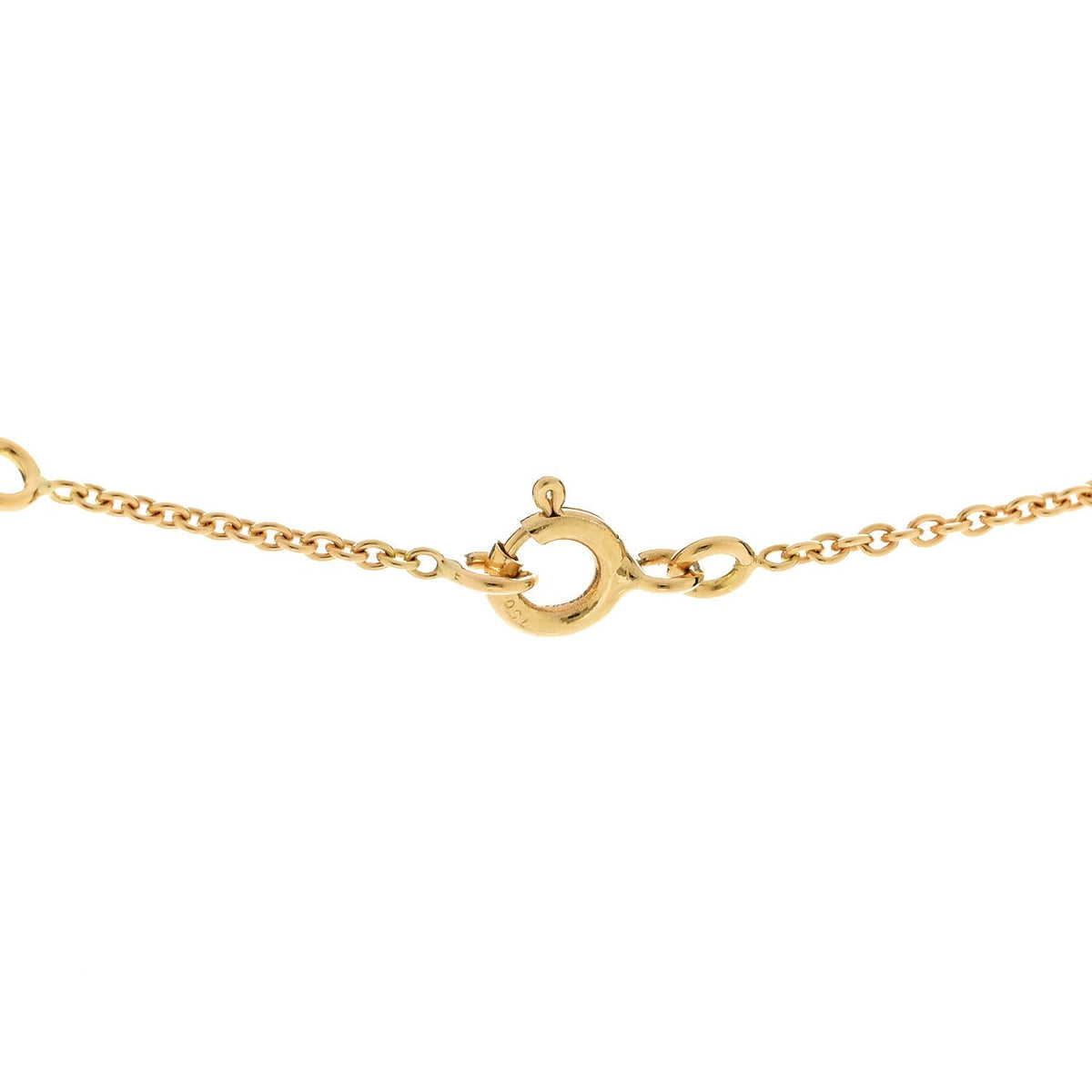 Christian Dior 18K Yellow Gold Diamond Lapis Lazuli Rose Des Vents Necklace