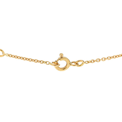 Christian Dior 18K Yellow Gold Diamond Lapis Lazuli Rose Des Vents Necklace