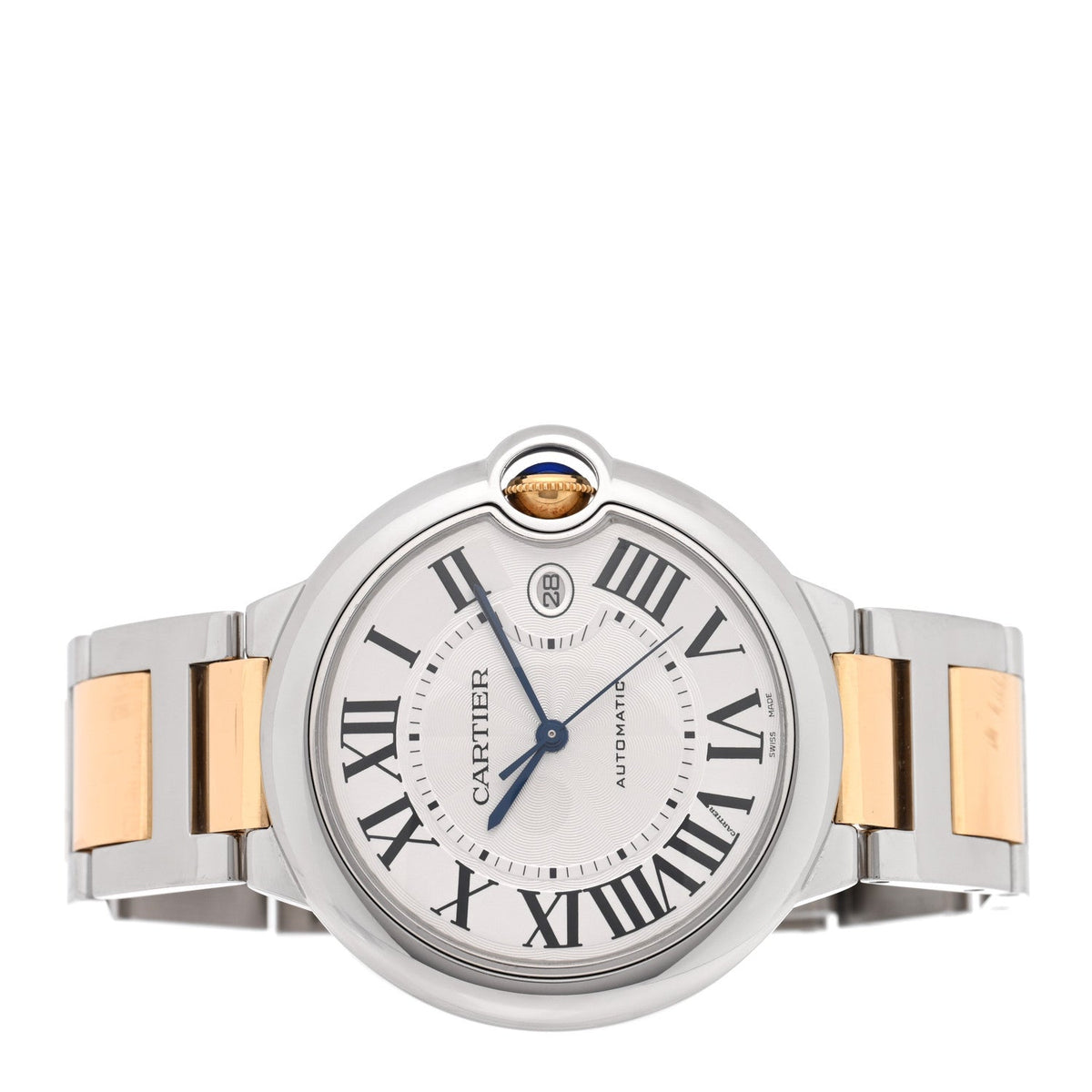 Cartier Stainless Steel 18K Yellow Gold 42mm Ballon Bleu De Cartier Automatic Watch 1891017