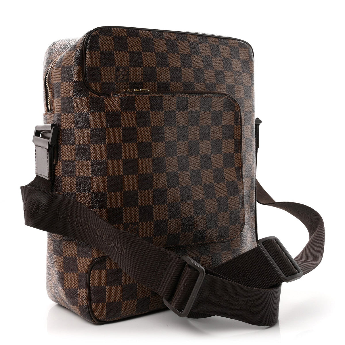 Louis Vuitton Damier Ebene Coated Canvas Olav MM Messenger Bag Brown