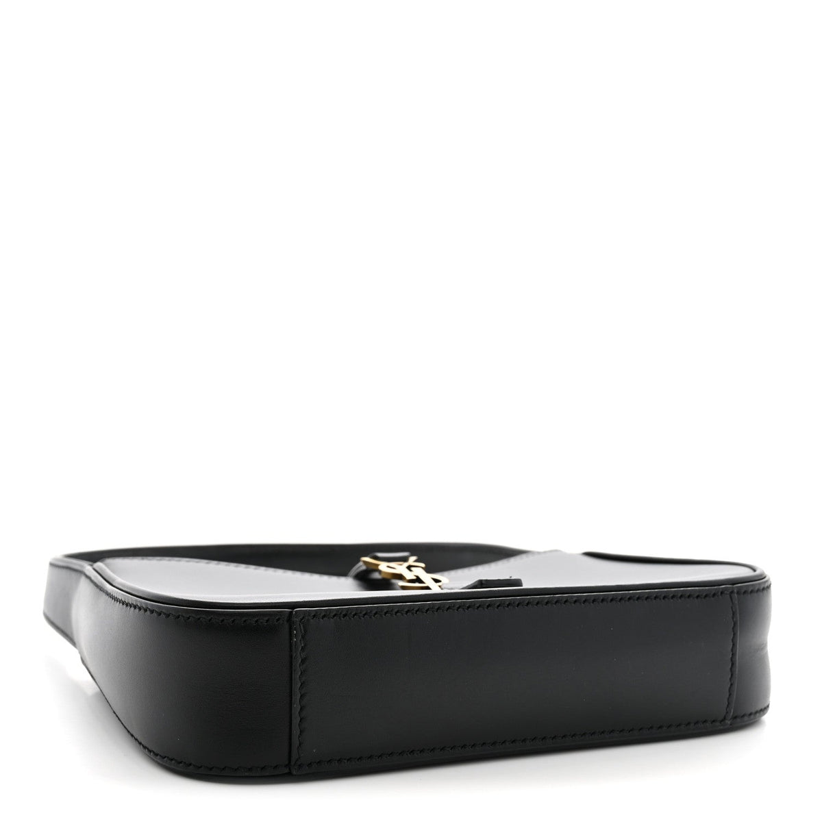 Saint Laurent Smooth Calfskin Le 5 A 7 Mini Hobo Black