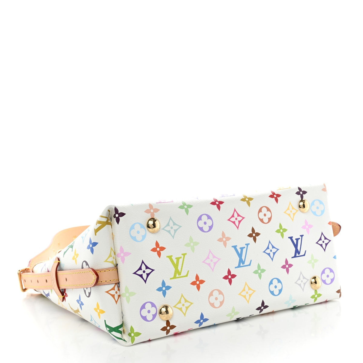 Louis Vuitton LV X TM Monogram Multicolor CarryAll PM Tote Bag White