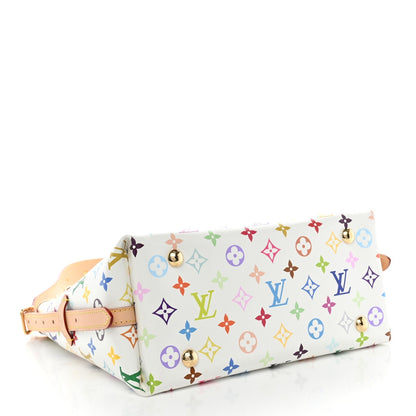Louis Vuitton LV X TM Monogram Multicolor CarryAll PM Tote Bag White