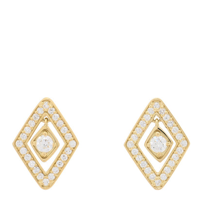 Roberto Coin 18K Yellow Gold Diamond Diamonte Earrings