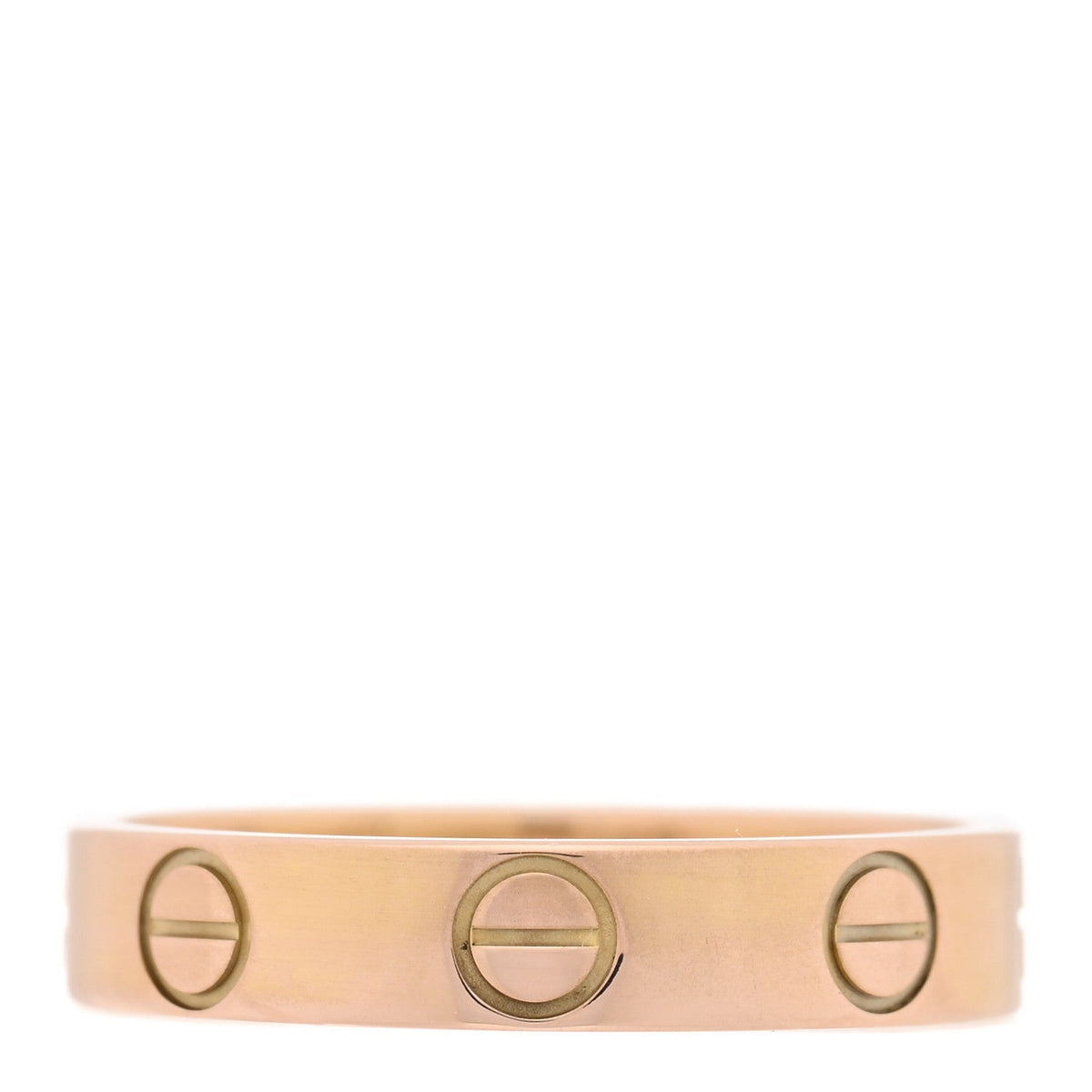 Cartier 18K Yellow Gold 3.5mm LOVE Wedding Band Ring 48 4.5