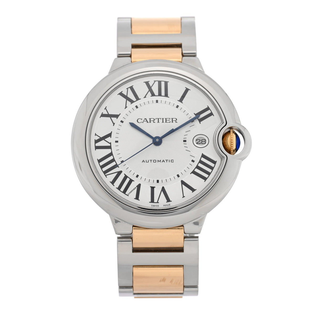 Cartier Stainless Steel 18K Yellow Gold 42mm Ballon Bleu De Cartier Automatic Watch 1891017