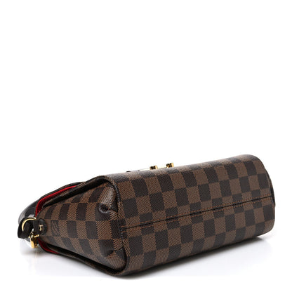 Louis Vuitton Damier Ebene Croisette Bag Brown