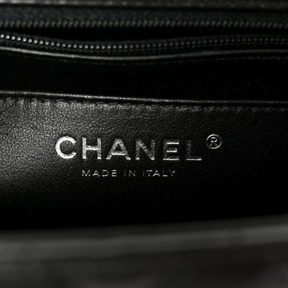 Chanel Lambskin Quilted Mini Top Handle Rectangular Flap So Black 1906190