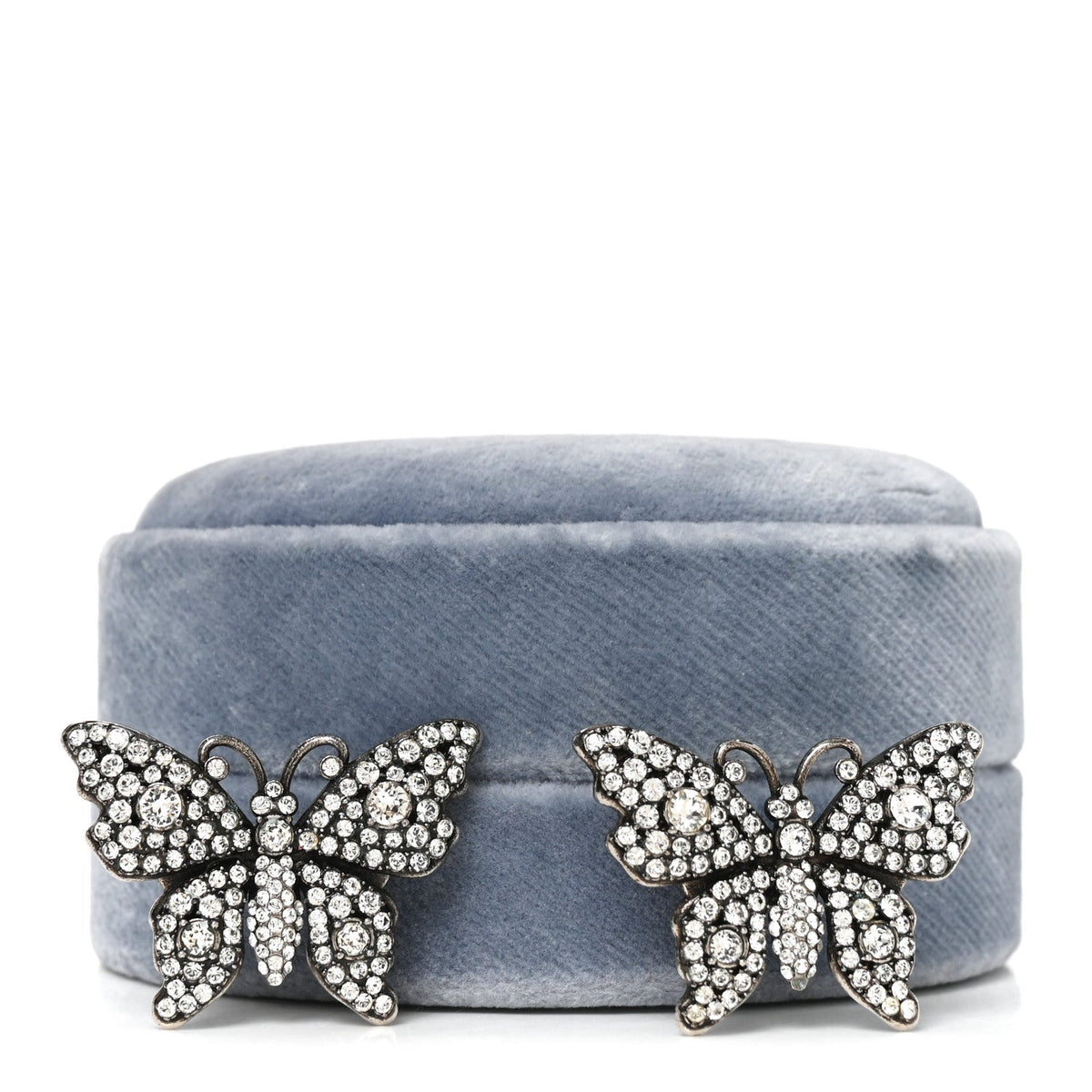 Gucci Crystal Butterfly Stud Earrings