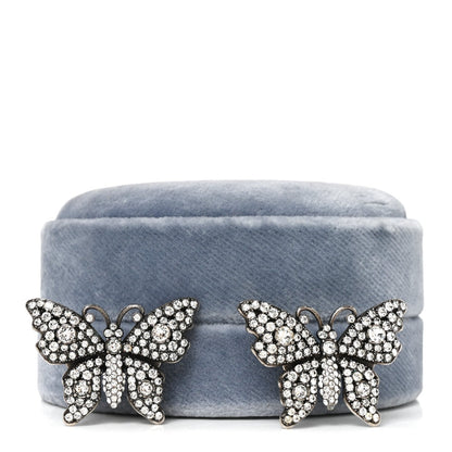 Gucci Crystal Butterfly Stud Earrings