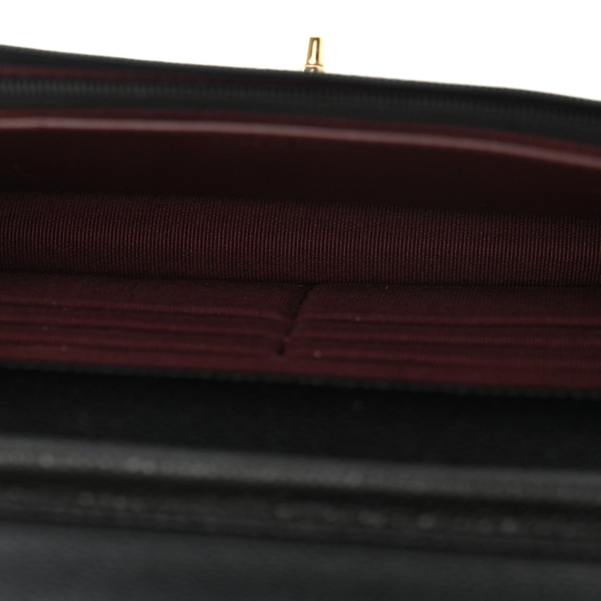 Chanel Caviar Quilted CC Turnlock Wallet On Chain WOC Black