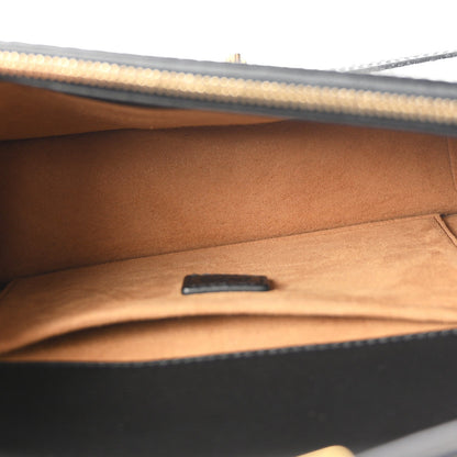 MCM Visetos Small Tracy Shoulder Bag Black