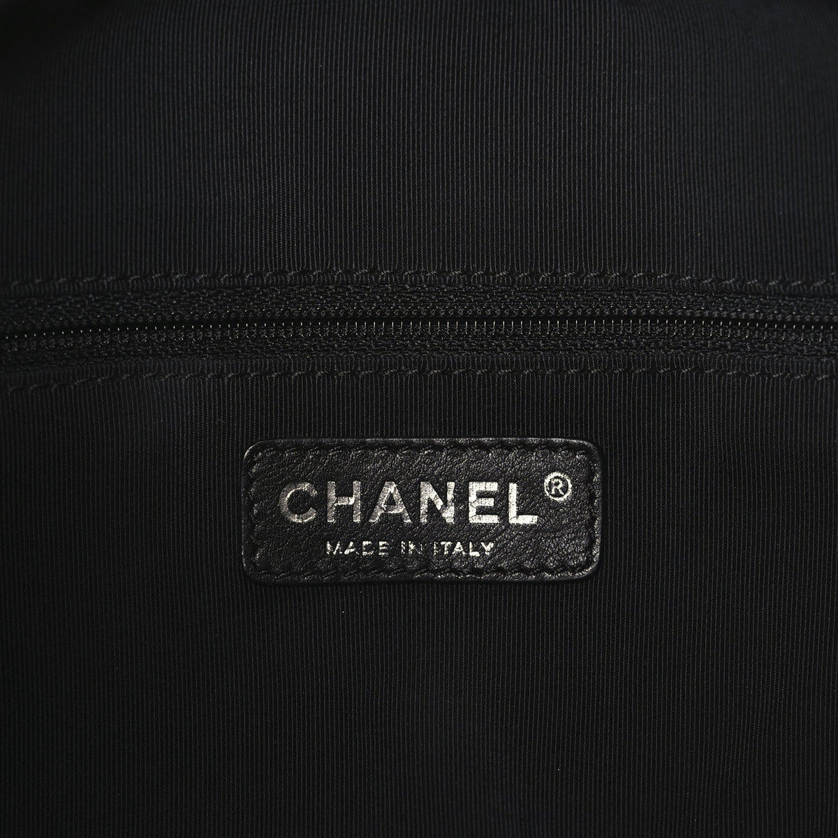 Chanel Coated Canvas Unlimited Clutch Silver 1985367