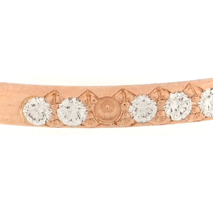 Cartier 18K Pink Gold Diamond Juste Un Clou Paved Ring