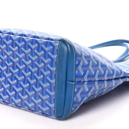 Goyard Goyardine Artois PM Tote Sky Blue
