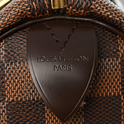Louis Vuitton Damier Ebene Speedy 25 Brown