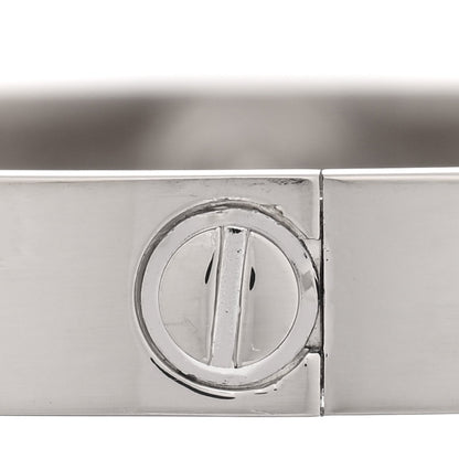 Cartier 18K White Gold LOVE Bracelet 17