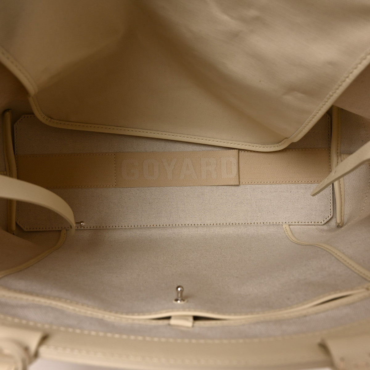 Goyard Goyardine Bellechasse Biaude MM Tote Sand