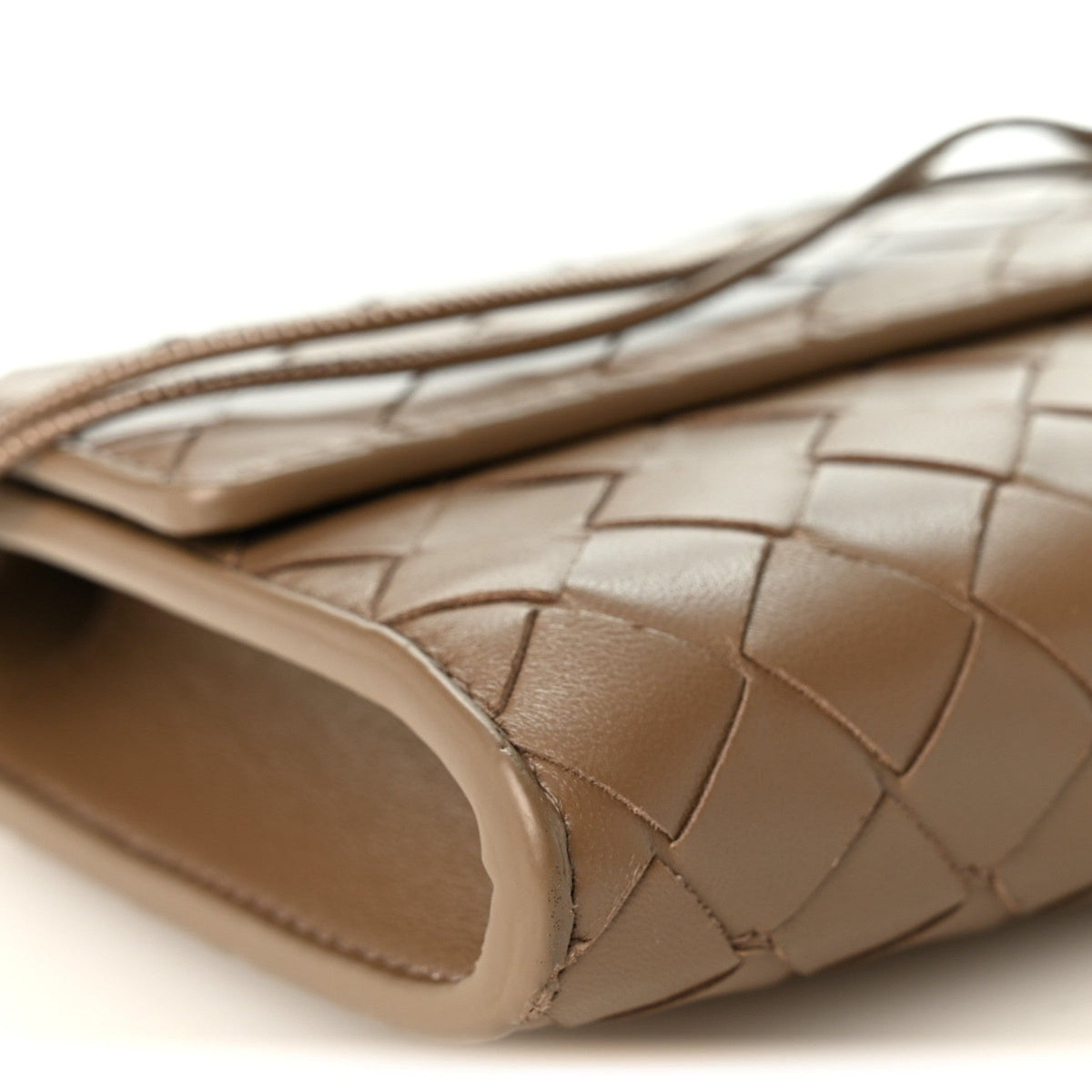 Bottega Veneta Nappa Intrecciato Long Andiamo Top Handle Clutch Pinecone 1983109