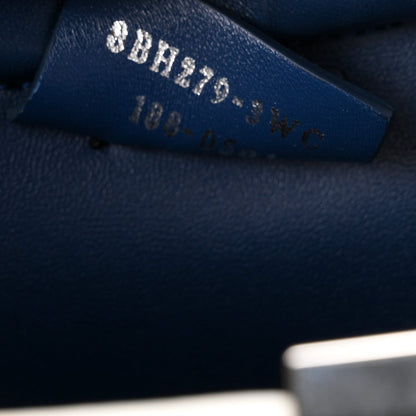 Fendi Vitello Dolce Shiny Nappa Petite 3Jours Tote Black Iris